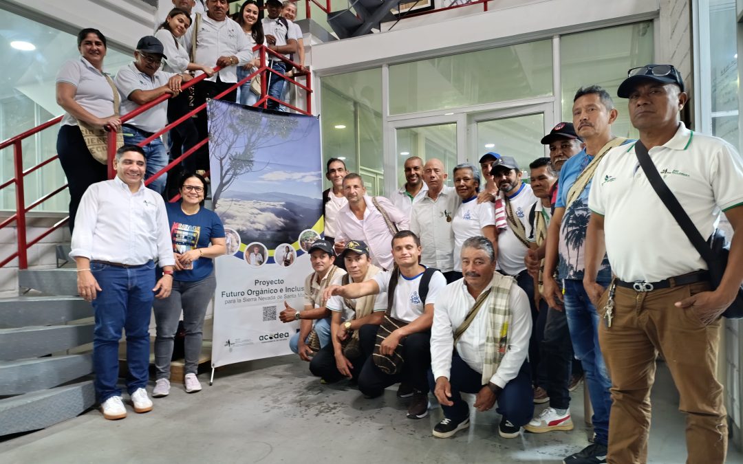 Proyecto de la Unión Europea congregó a autoridades y clientes del sector cafetero con productores de la Sierra Nevada